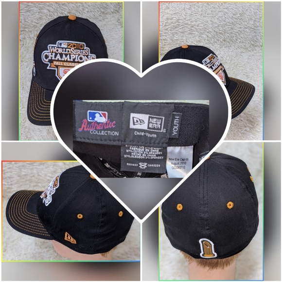NEW ERA MLB SF GIANTS 2010 CHAMPIONSHIP YOUTH CAP - Picture 4 of 7